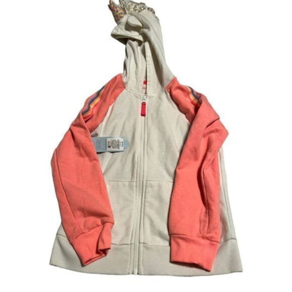 Girls' Unicorn Zip-up Hoodie Medium